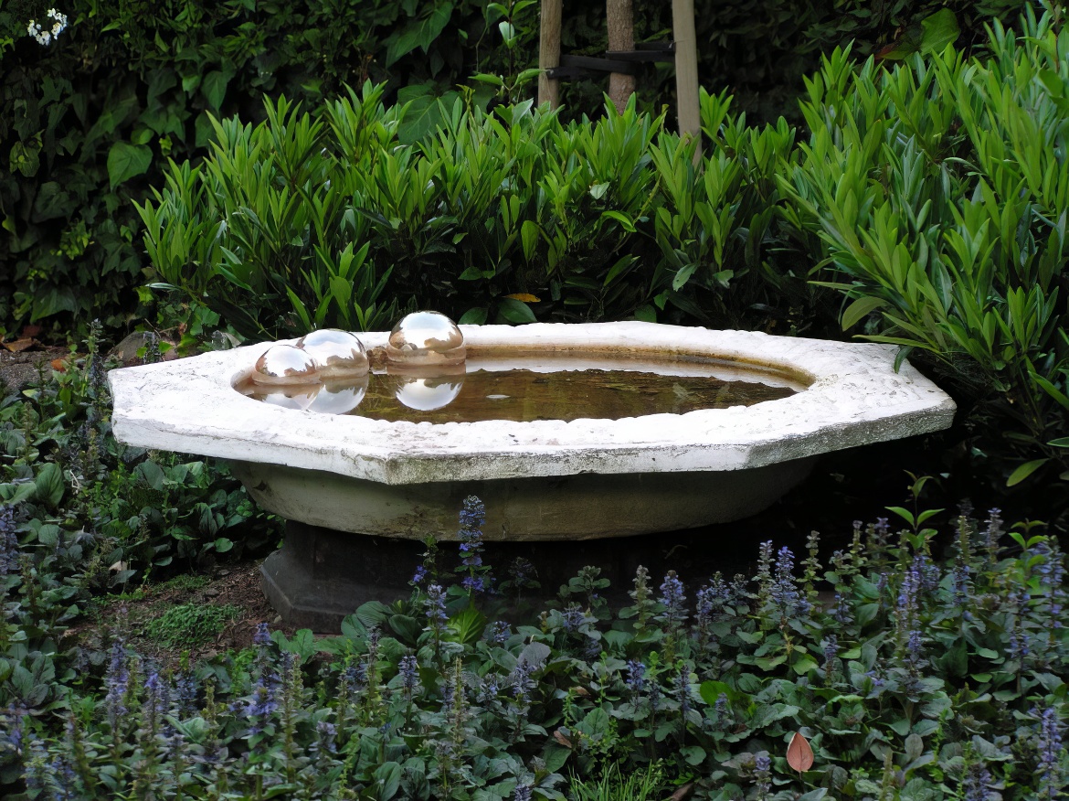 Raised Pond and Floating Balls