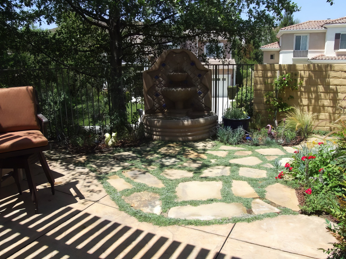 Water Fountain in the Shade