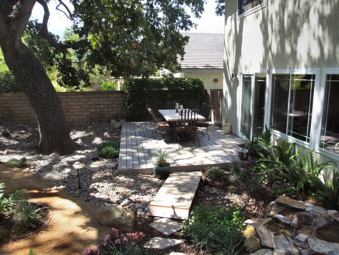 Shaded Patio